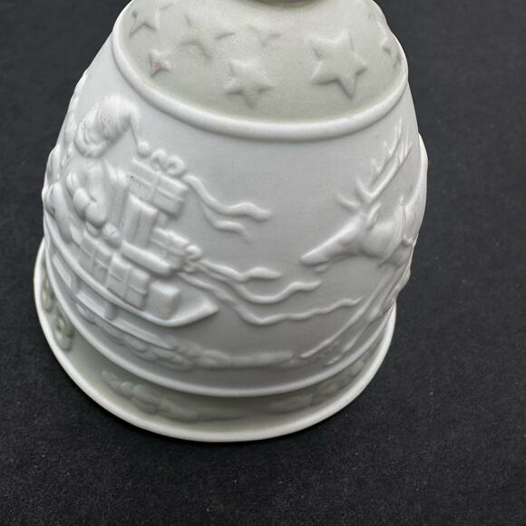 LLadro Christmas Holiday ornament 1988 Bell signature year santa Spain Porcelain - Picture 4 of 6